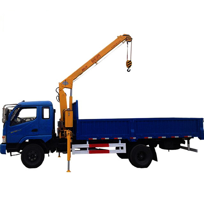 Grue montée sur camion à flèche télescopique de 3,2 tonnes